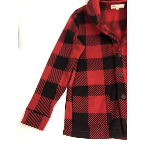 Levi Strauss Size Large Women’s Buffalo Plaid Fleece Jacket - Picture 3 of 12